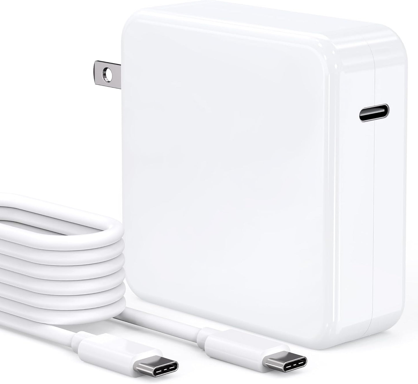87W Mac Book Fast Charger for 2016+ Pro & 2018+ Air, USB-C to USB-C - QIOUZW