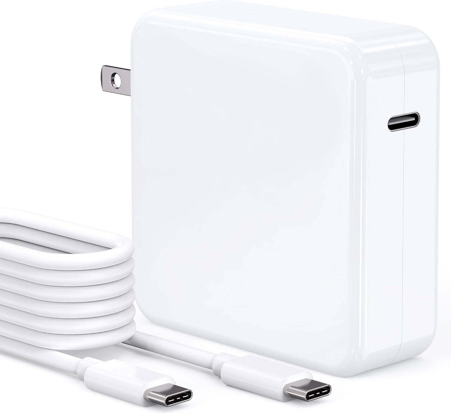 87W Mac Book Fast Charger for 2016+ Pro & 2018+ Air, USB-C to USB-C - QIOUZW