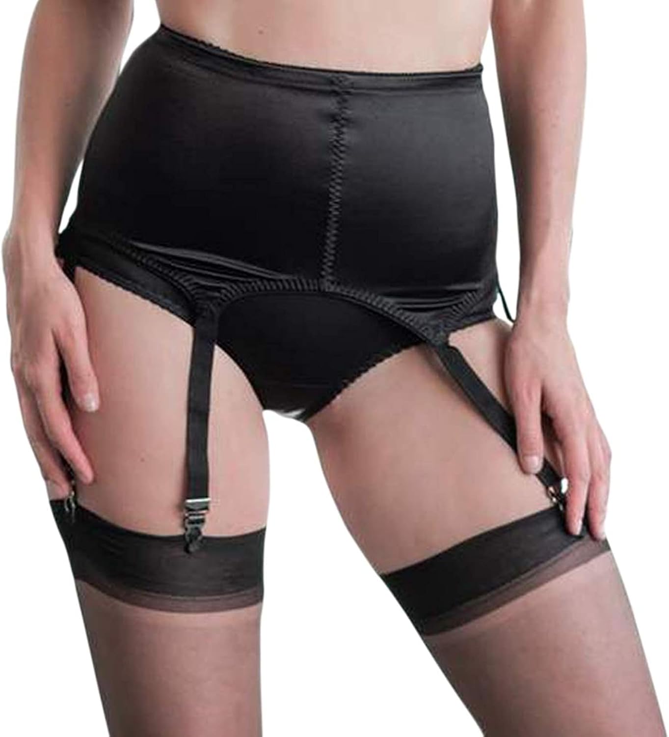 Six Strap Soft Shaping Garter Belt for Premium Light Control
