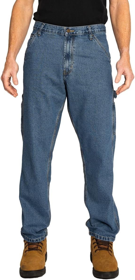 FULL BLUE Carpenter Denim Jeans with Utility Pocket and Hammer Loop