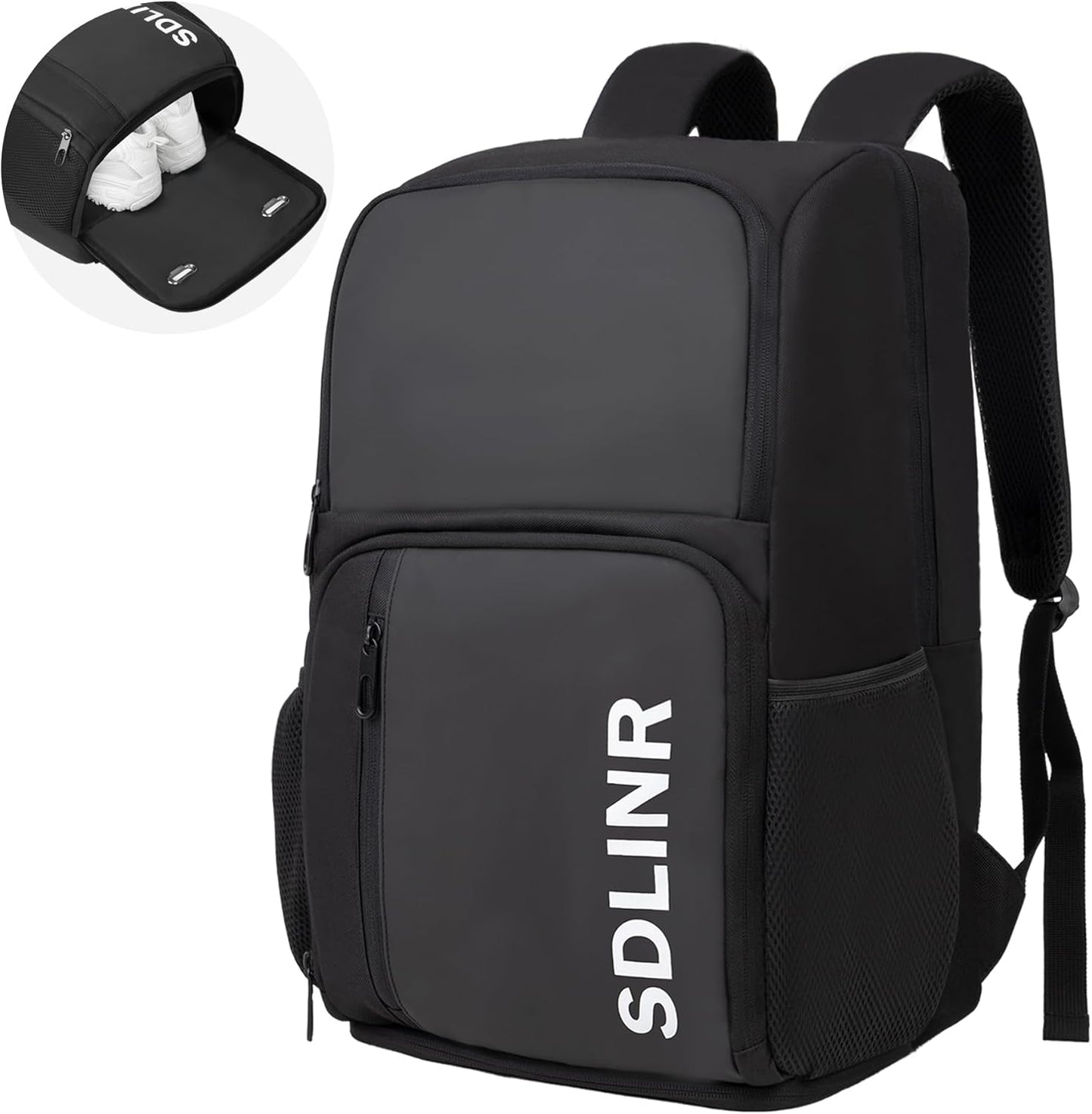 Pickleball Bag for 4 to 10 Paddles with Shoe Compartment