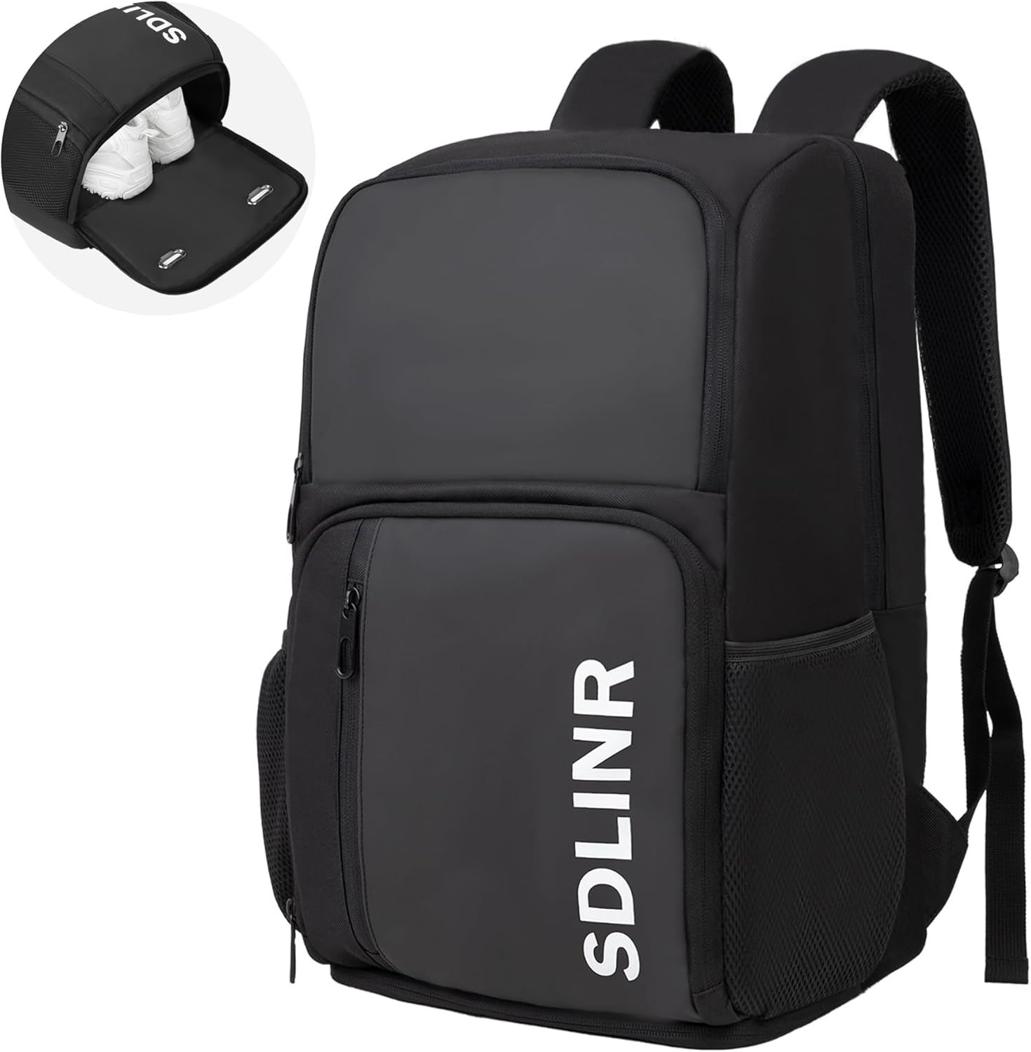 Pickleball Bag for 4 to 10 Paddles with Shoe Compartment
