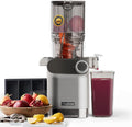 Cold Press Juicer 200W Masticating Slow Juicer - Large 4.3in Chute