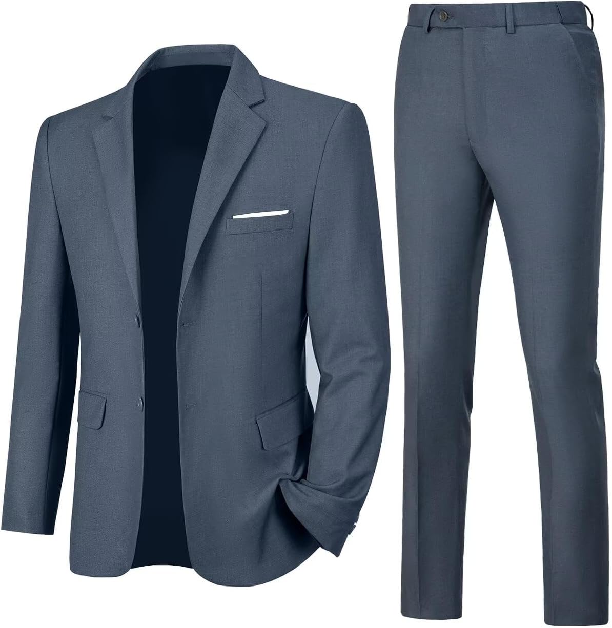 Mens Slim Fit 2 Piece Suit for Prom and Special Occasions