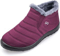 Womens Snow Boots Warm Ankle Booties Waterproof Slip On - Cozy Grip