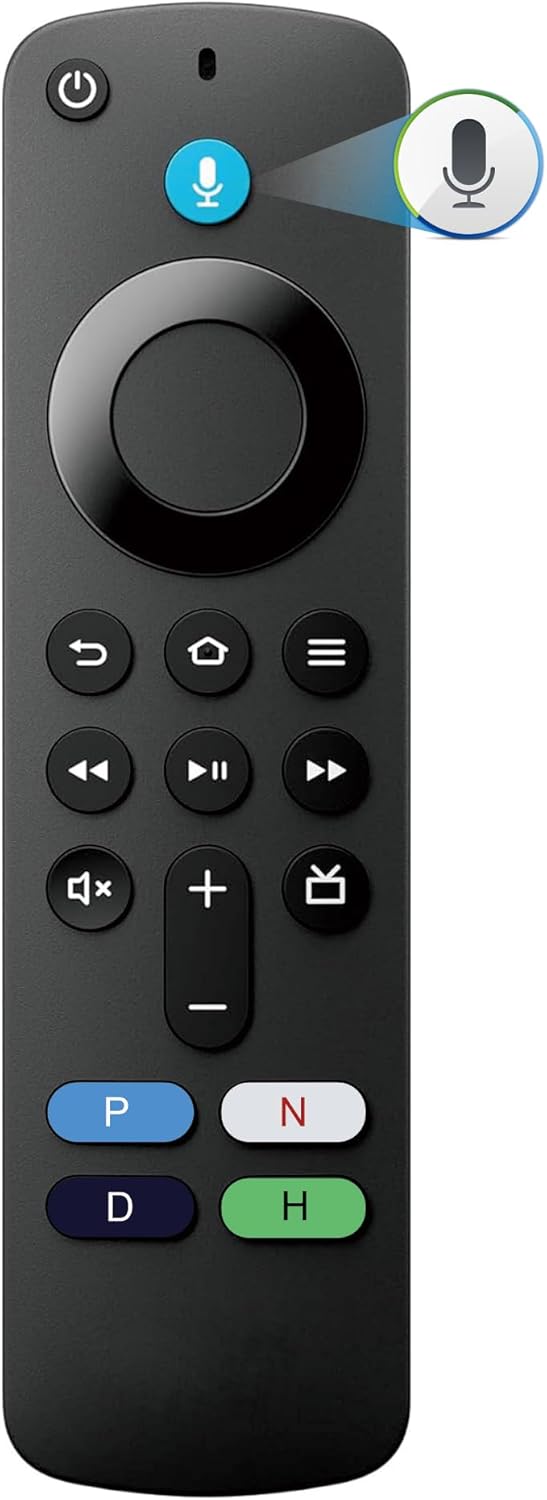 Universal Voice Remote for Fire TV Stick, Insignia, Toshiba - Control All Fire Series TVs
