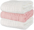 Baby Towels Muslin Bath Towel 3Pack 6-Layer Ultra Soft 40 x 40 in
