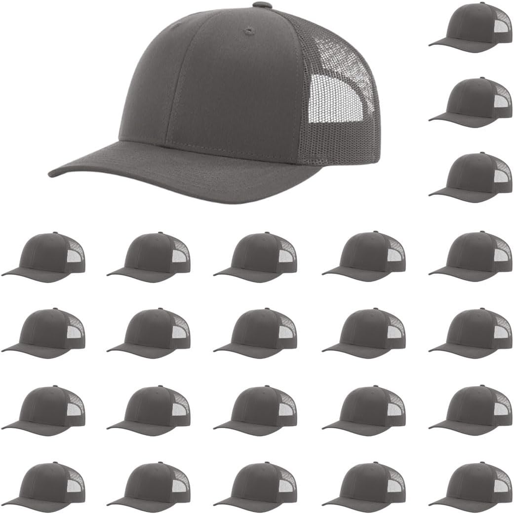 Richardson 112 Classic Six-Panel Adjustable Snapback Trucker Cap