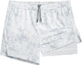 Men 5ft Gym Running Shorts 2-in-1 - Quick Dry Workout Shorts