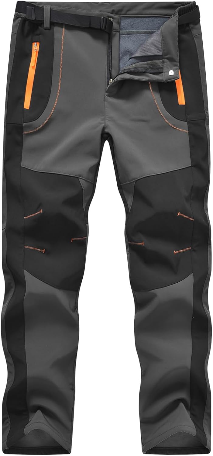 TBMPOY Men's Snow Ski Hiking Pants for Winter Activities