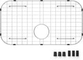 Sink Protector Grid 26-1/16 in x 14-1/16 in Rear Drain - Durable Sink