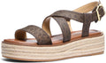 Michael Kors womens Lynn Espadrille Sandal - Signature Canvas Jute
