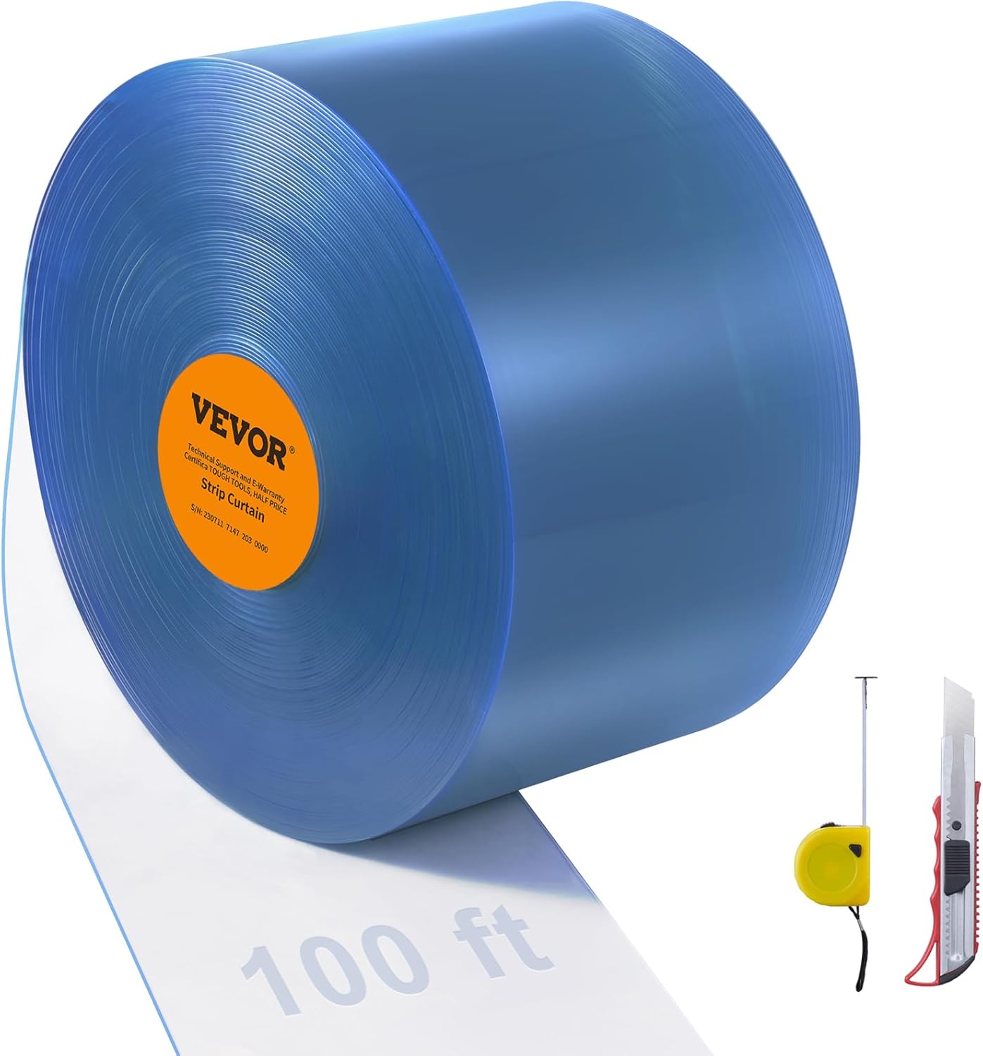 VEVOR Strip Curtain for Supermarkets, Warehouses, and More