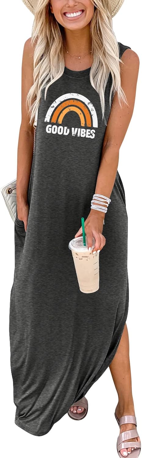Stylish Casual Loose Sundress for Summer Beach Outings