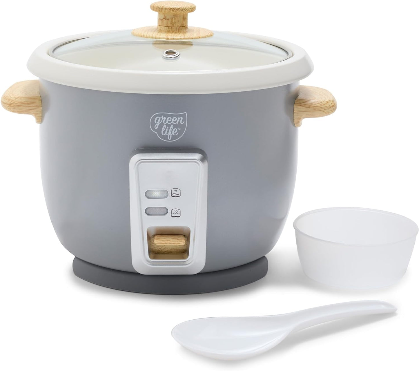 GreenLife Electric Rice Cooker: PFAS-Free Nonstick Pot