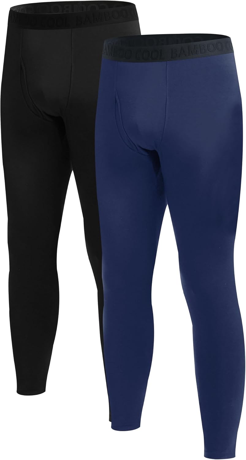 Men's Lightweight Thermal Underwear Bottoms for Cold Weather