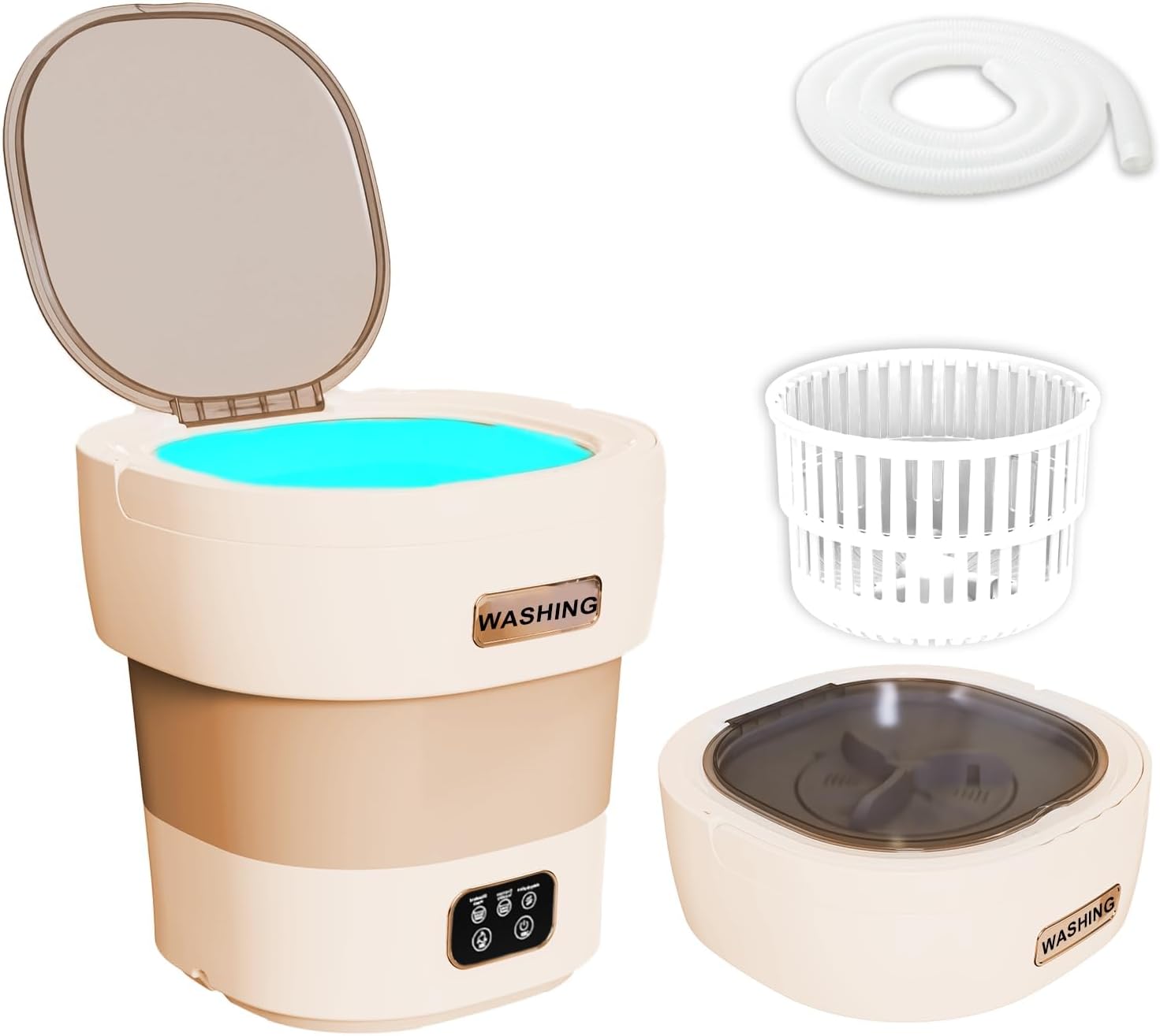 Portable 18L Laundry Washer: Compact & Efficient!