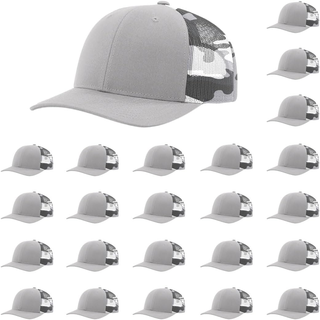 Richardson 112 Classic Six-Panel Adjustable Snapback Trucker Cap