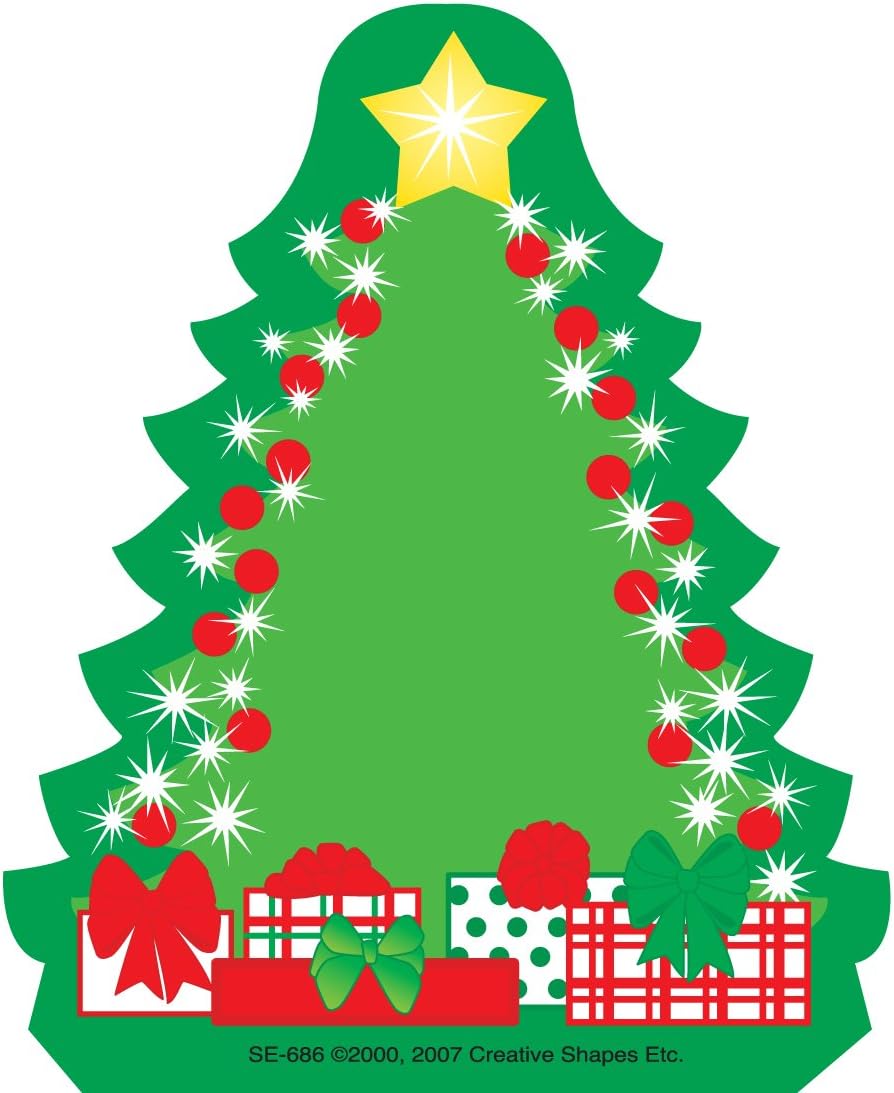 Mini Christmas Tree Notepad - Festive Decor & Crafts