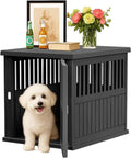 Dog Crate Furniture 29.65in Lockable Indoor Kennel - Multifunctional