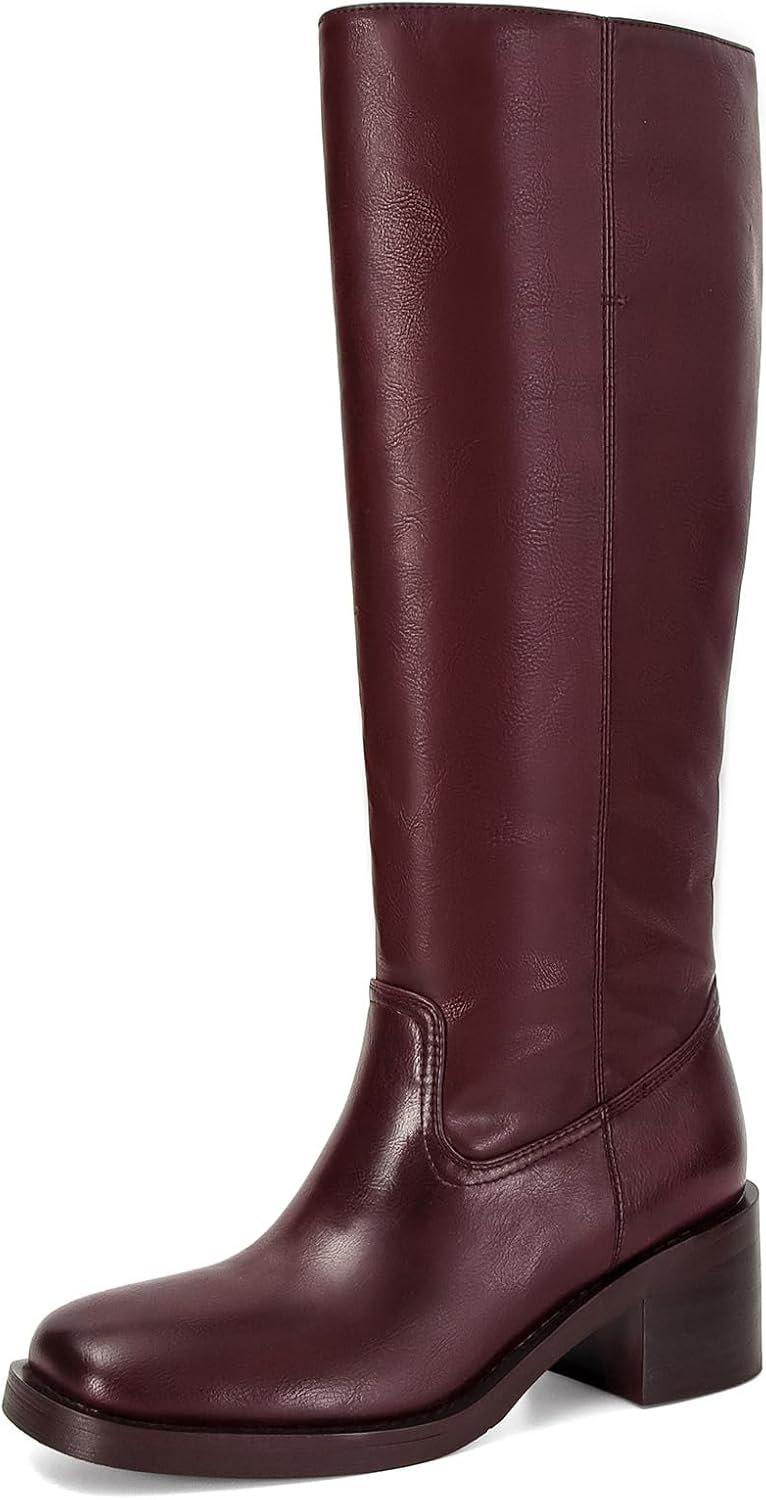 Womens Banana Knee High Boots for Comfortable Campus Wear