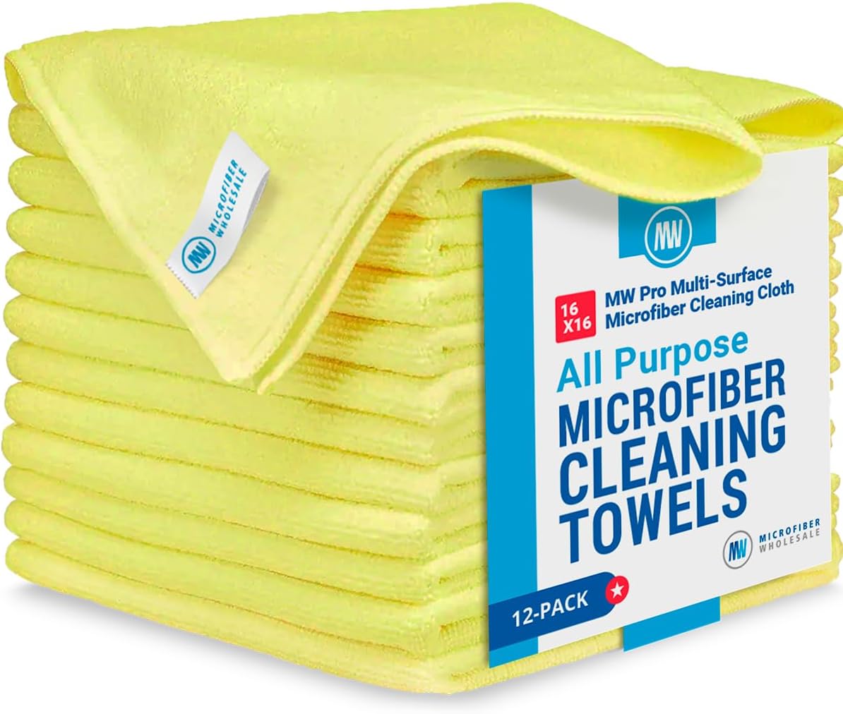 Ultra Absorbent Microfiber Towels 12-Pack