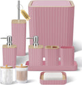 Elegant Pink Bathroom Accessories Set by XLHOMO - 10PC