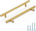 Brushed Brass Cabinet Handles 6-1/4 Inch for Stylish Upgrades