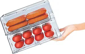 YekouMax Pantry Organization and Storage Bins for Fridge Use