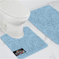 GORILLA GRIP Bathroom Rug Set - Soft Chenille 2 Piece Bath Mats