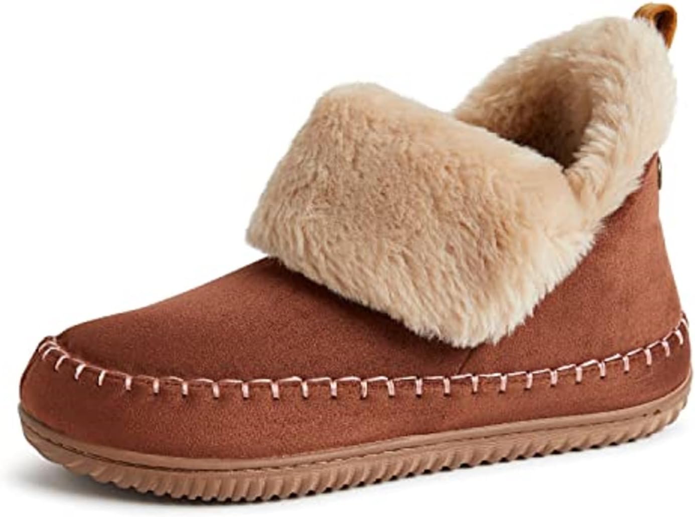 Dearfoams Women's Moritz Cozy Bootie Slipper for Indoor/Outdoor