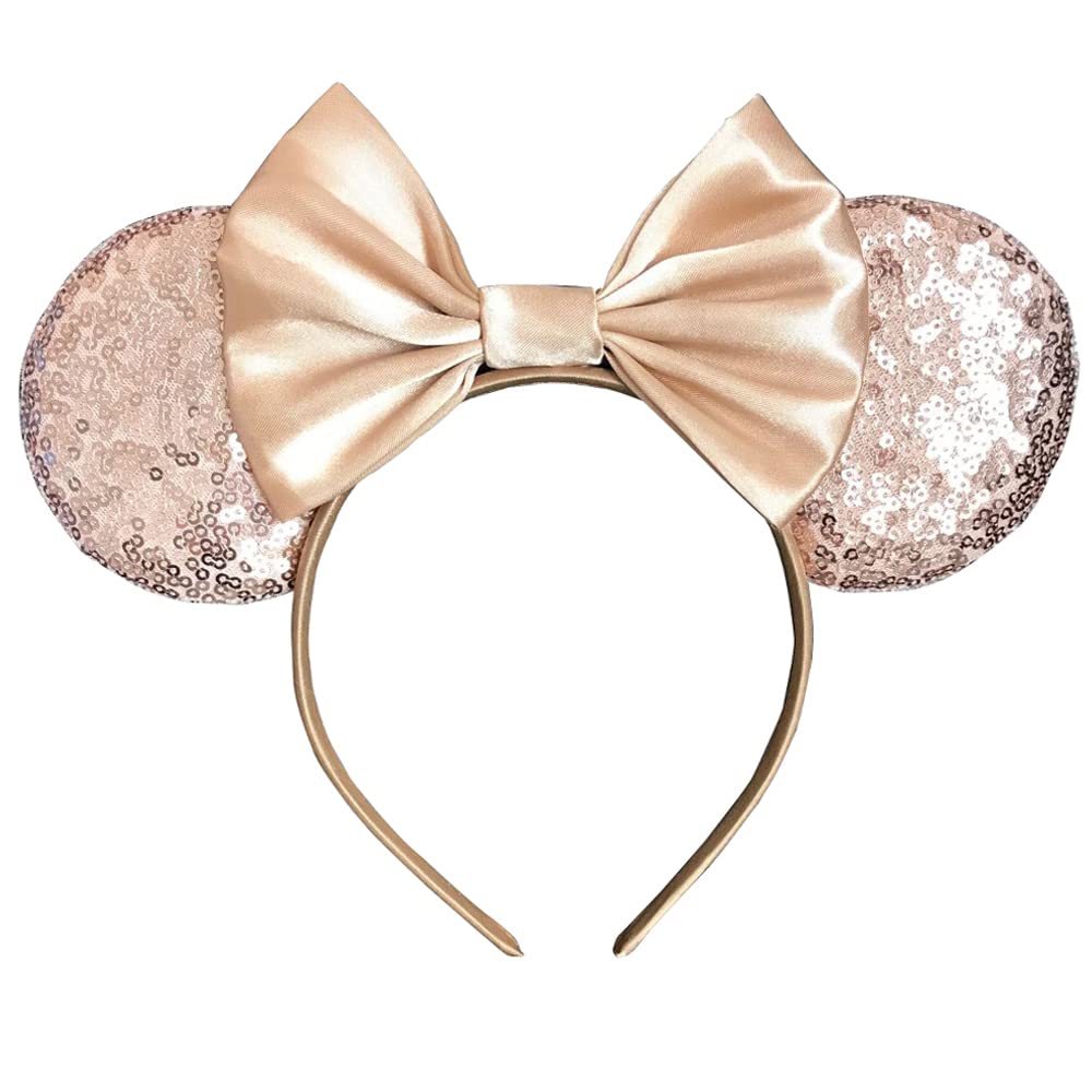 Sparkling Sequin Mouse Ears Headband for All Ages