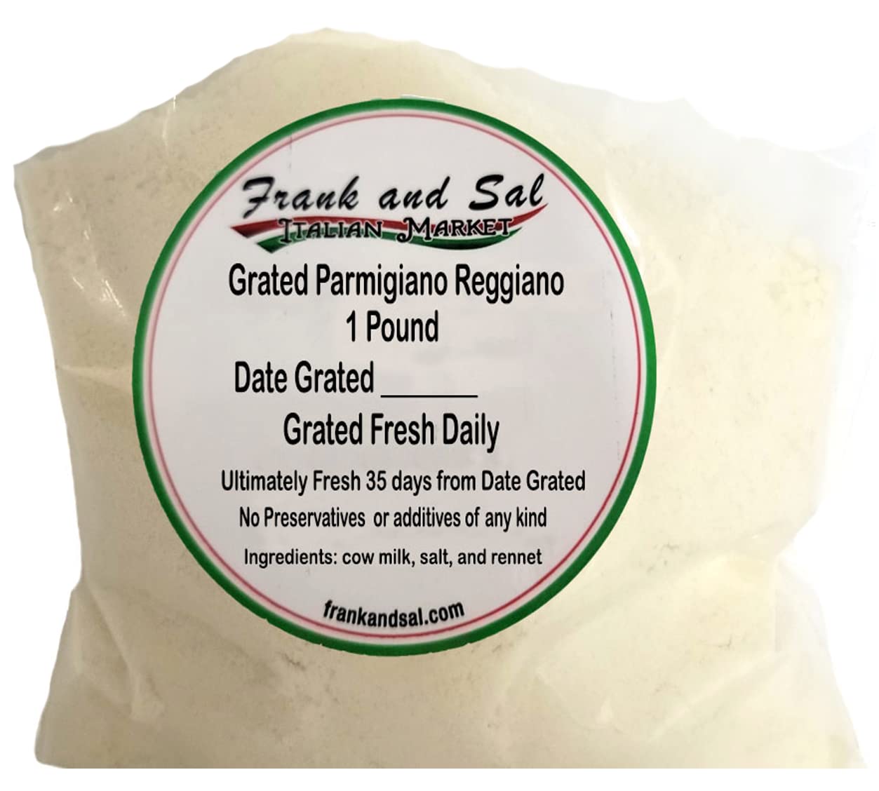 Freshly Grated Parmigiano Reggiano Cheese - 1 Pound Daily Grind