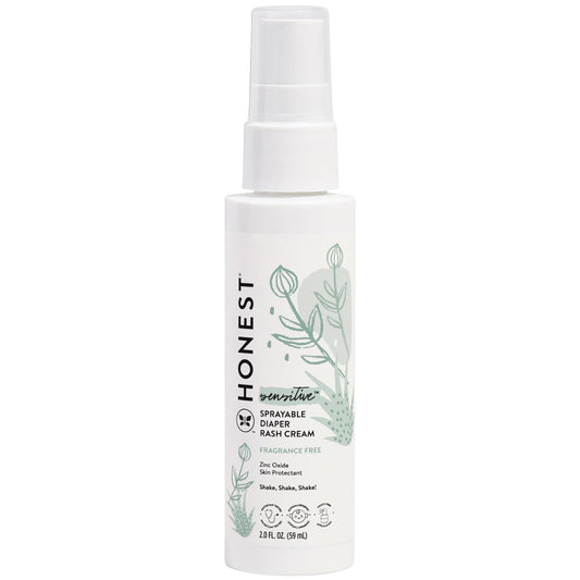 Honest Co. Soothing Rash Cream | Zinc Oxide | Hypoallergenic | 2 fl oz