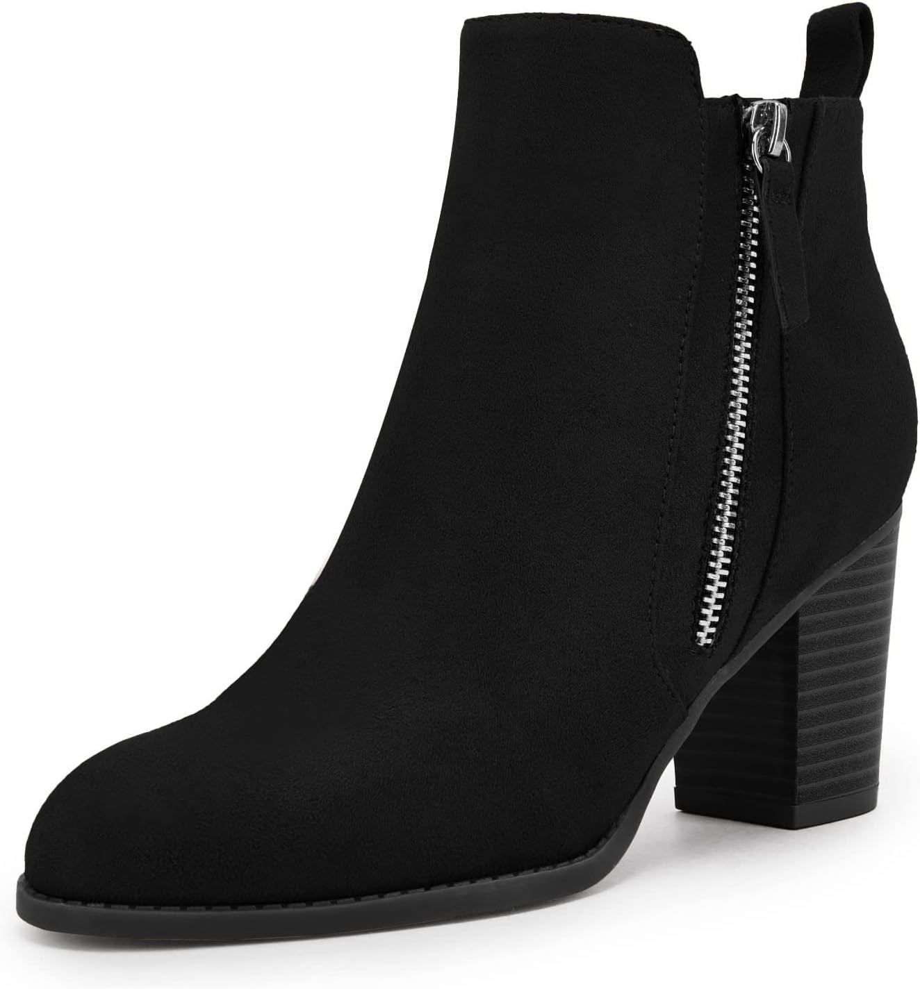 Rilista Ankle Boots for Women with Chunky Block Heel Design
