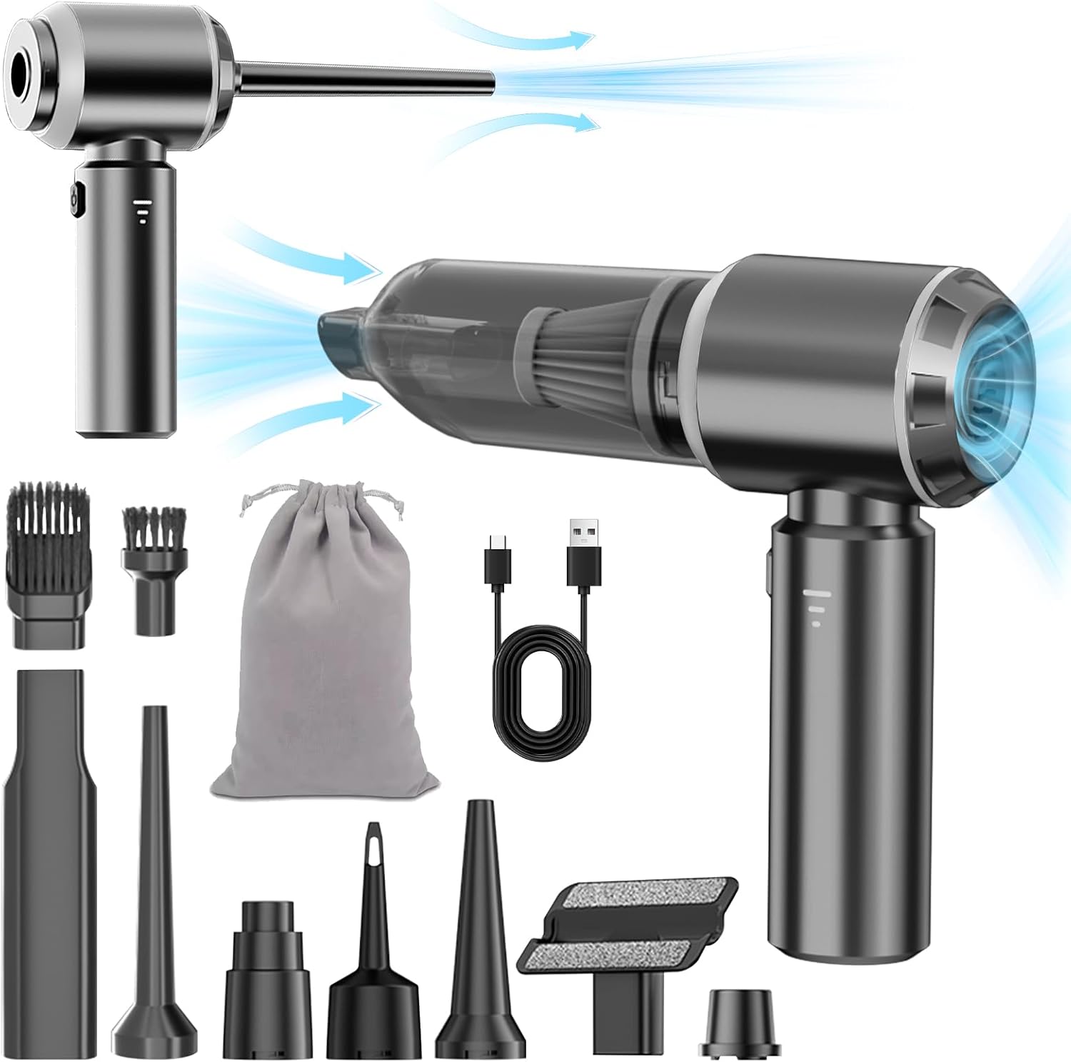 High Power Cordless Car Vacuum Cleaner for Detailing Tasks