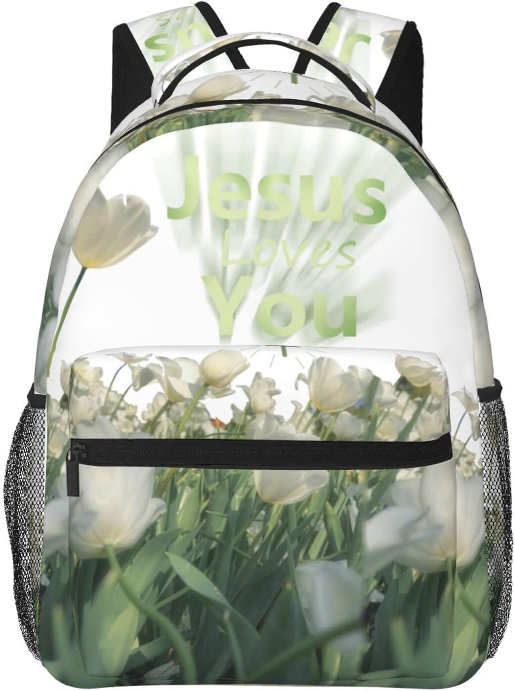 Christian Laptop Backpack with Bible Verse for Travel and School