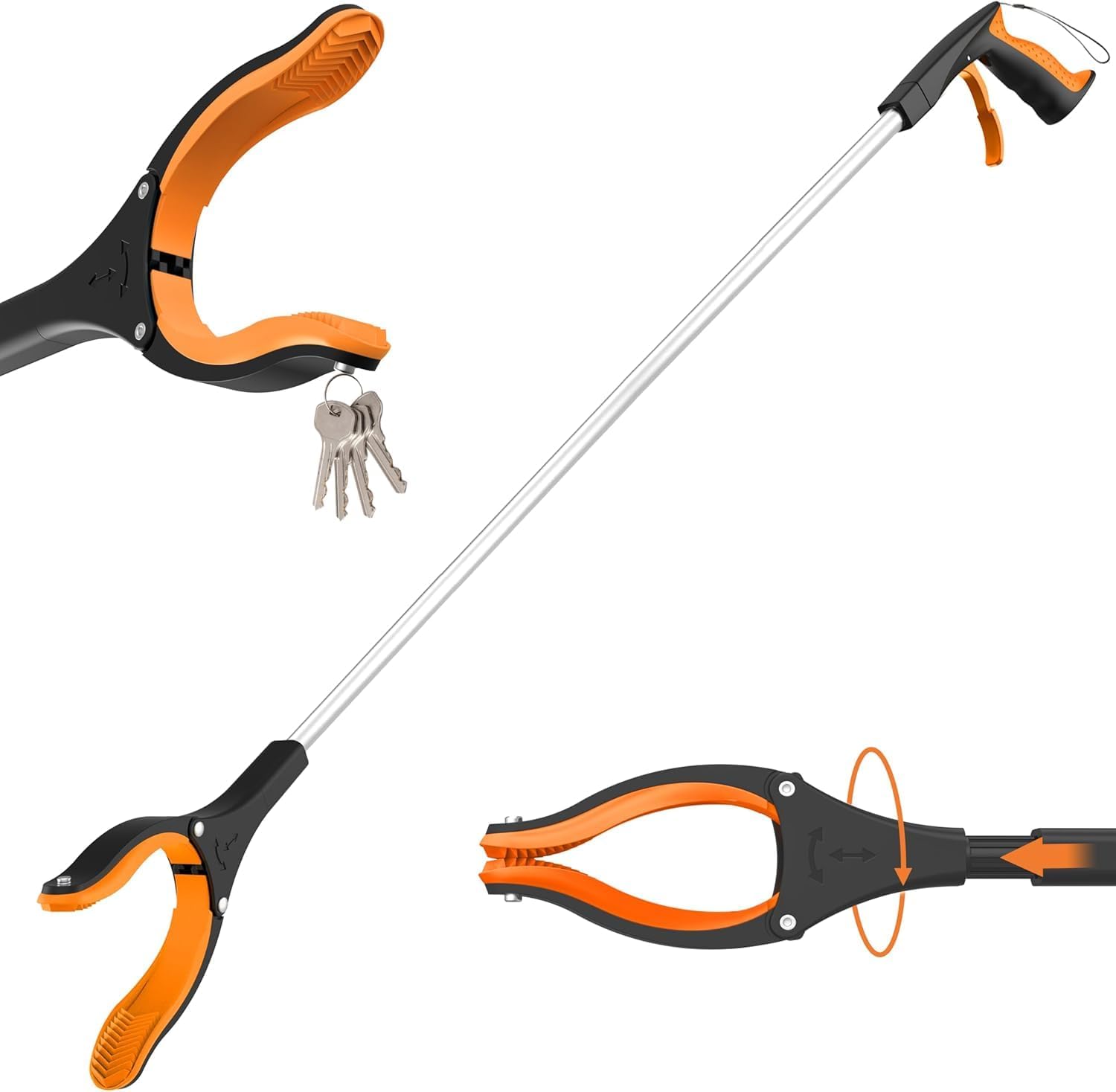 59 Inch Extra Long Grabber Reacher Tool for Easy Pickup