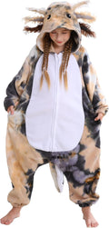 ATOZ Unisex Children Axolotl Onesie Pajamas - Cozy Winter Cosplay