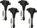Set of 4 UF549 Ignition Coil Pack and 9029 Spark Plugs 4 Pack
