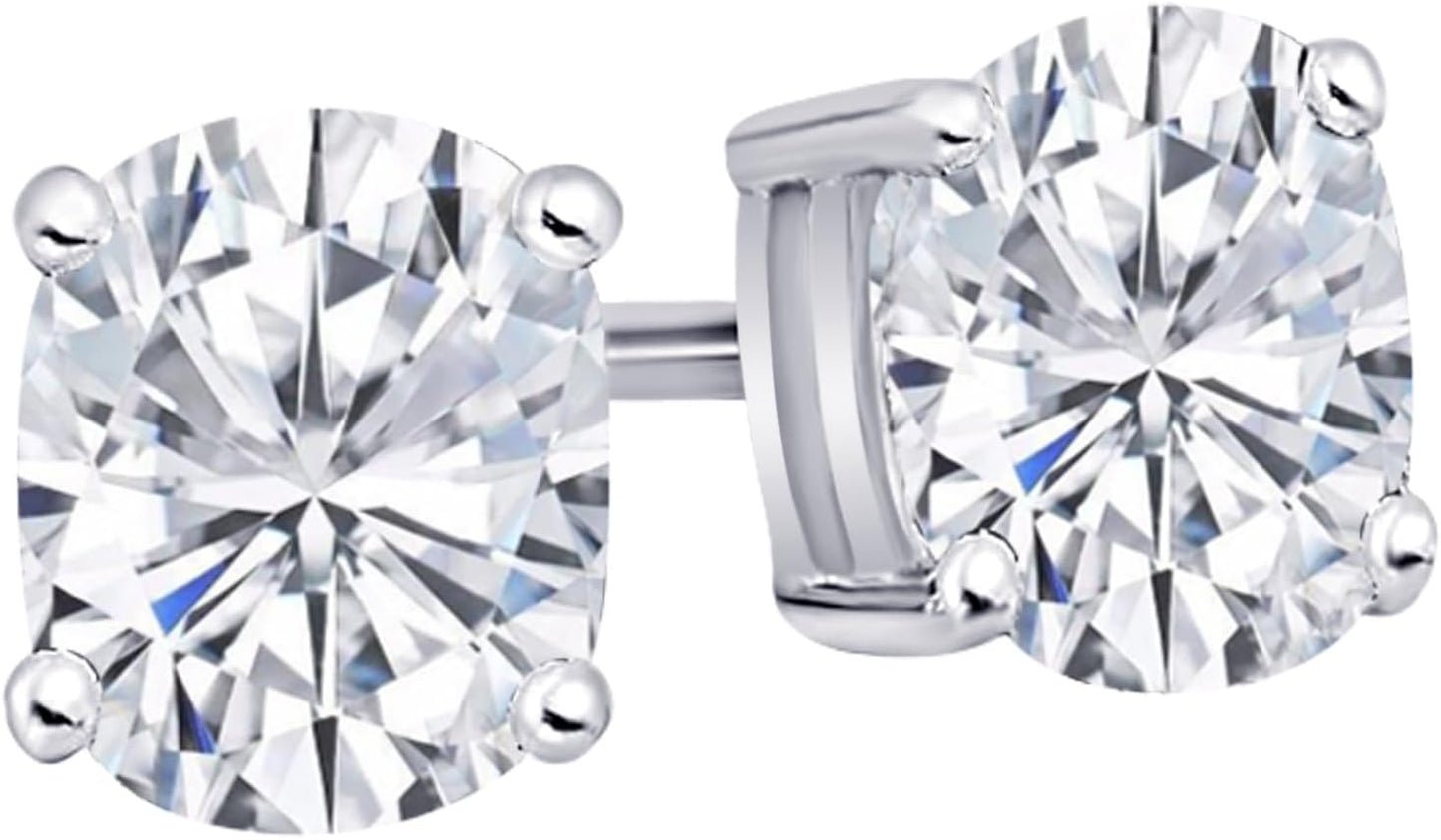 Houston Diamond District IGI Certified Lab Grown Diamond Stud Earrings