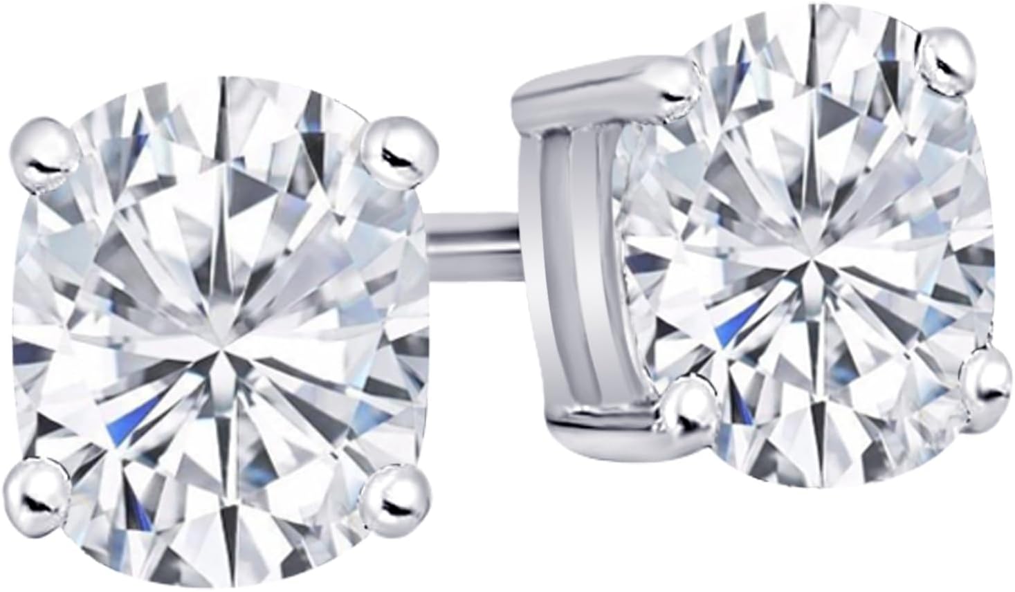 Houston Diamond District IGI Certified Lab Grown Diamond Stud Earrings