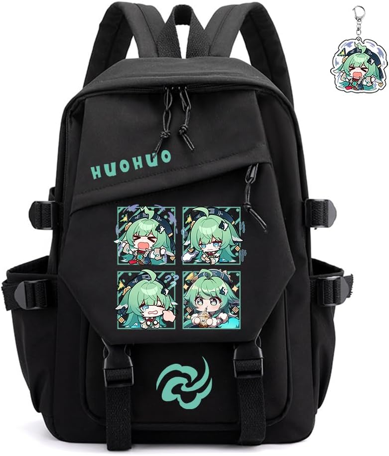 Honkai Star Rail Backpack for Kawaii Anime Lovers - Black