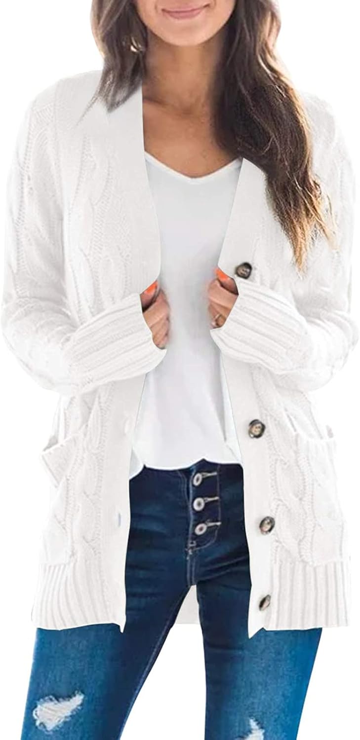 ZESICA Women's Cardigan Sweaters for Trendy Fall Fashion