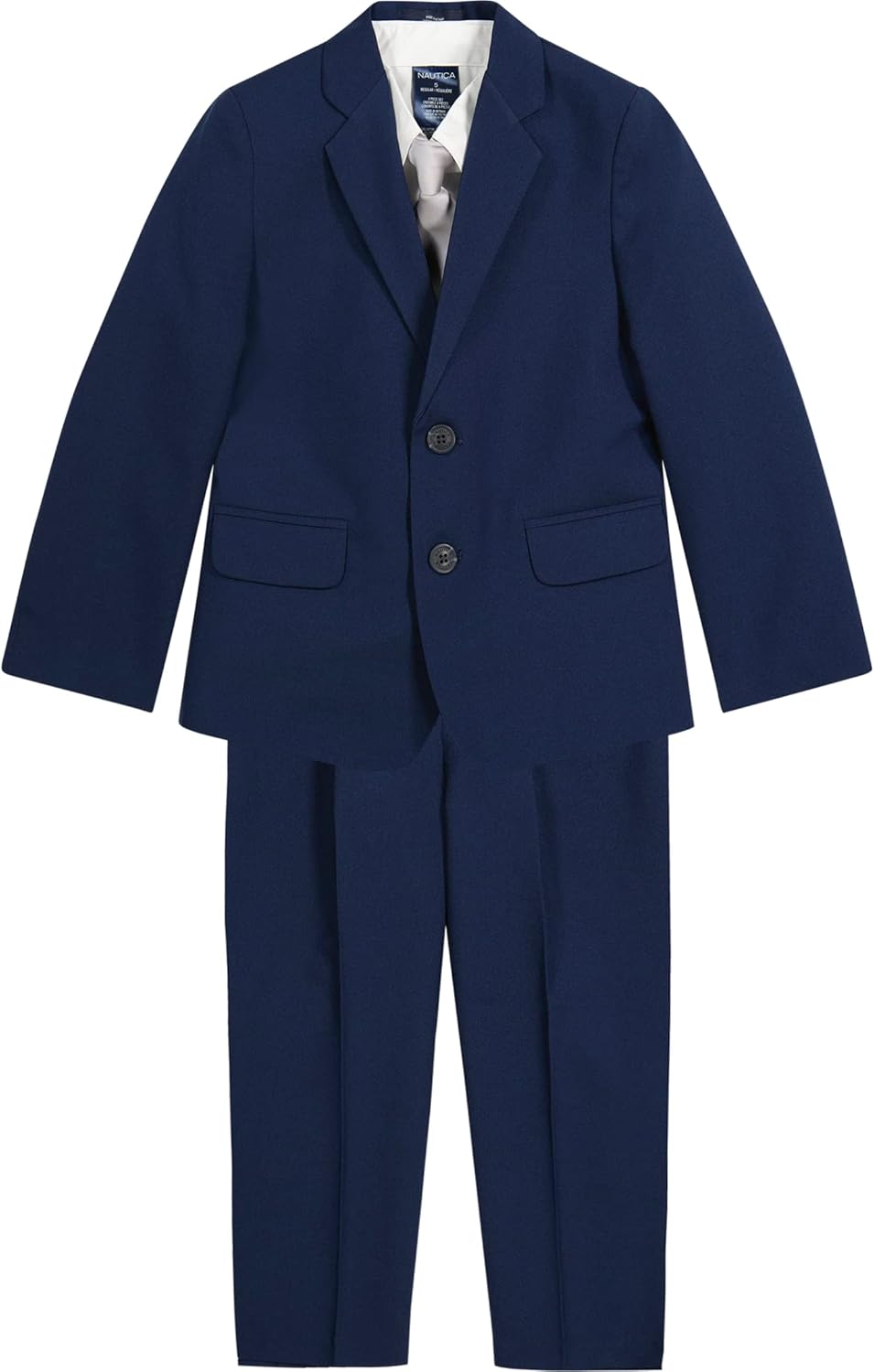 Nautica Boys' 4-Piece Tuxedo Set for Formal Events and Celebrations
