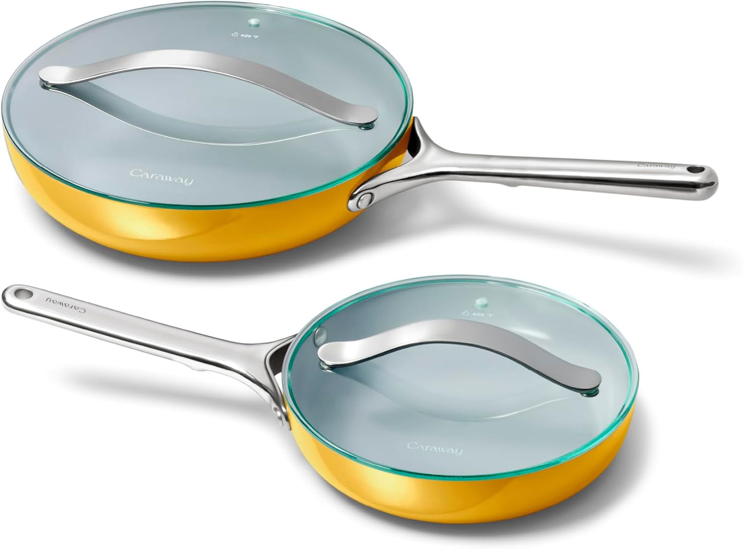 Caraway Ceramic Fry Pan Duo - Non-Stick Cookware Set