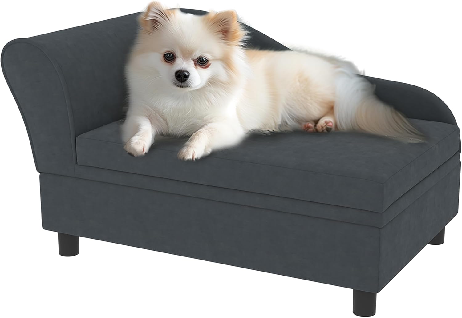 PawHut Luxury Fancy Dog Couch with Hidden Storage Review