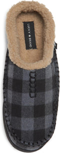 Lucky Brand Boys Buffalo Plaid Memory Foam Clog Slippers - Cozy