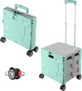 FELICON Folding Utility Cart Portable Rolling Crate - Compact