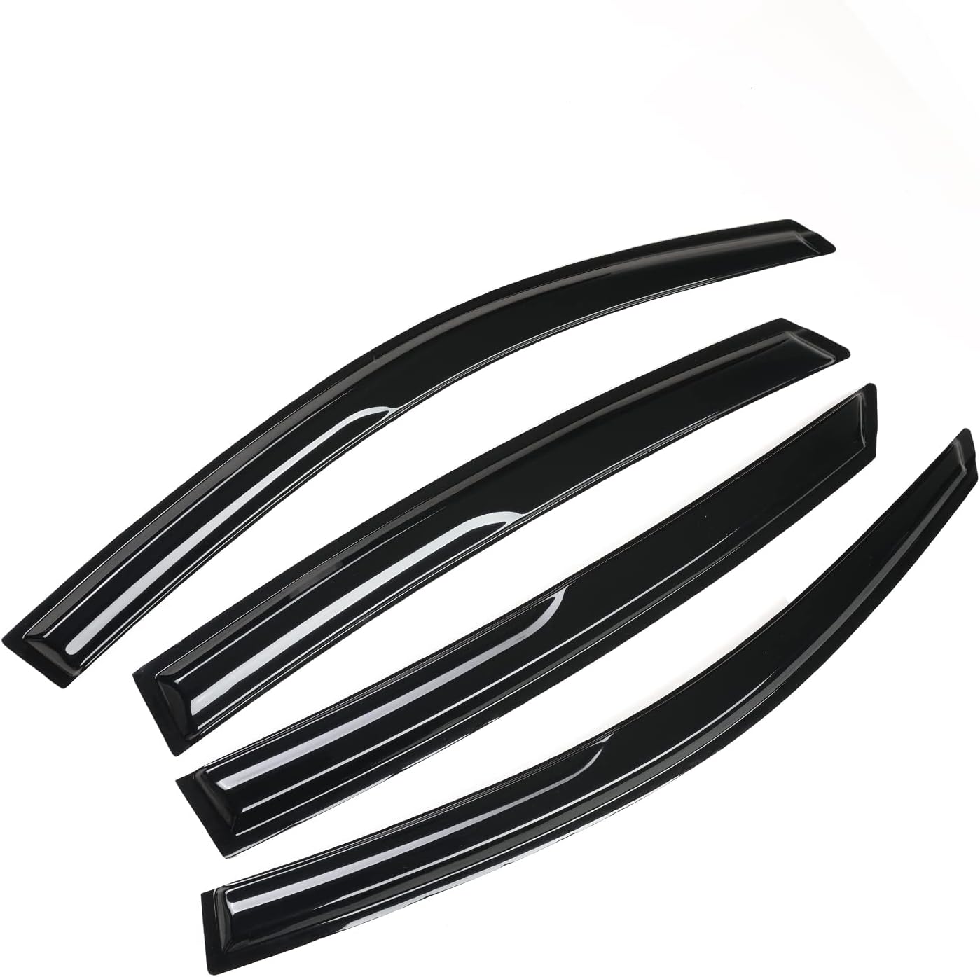 Tape-On Rain Guards Window Visor for 2016-2021 Honda Civic